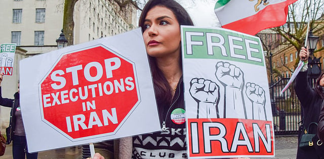 protest against executions in iran 