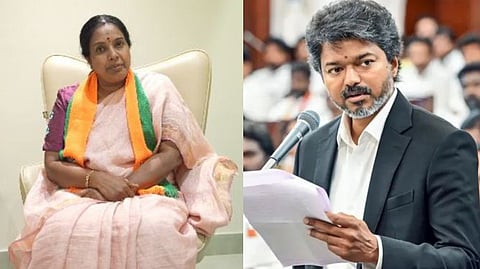 Vanathi Srinivasan Criticises Vijay Over Silence on Chola Pride