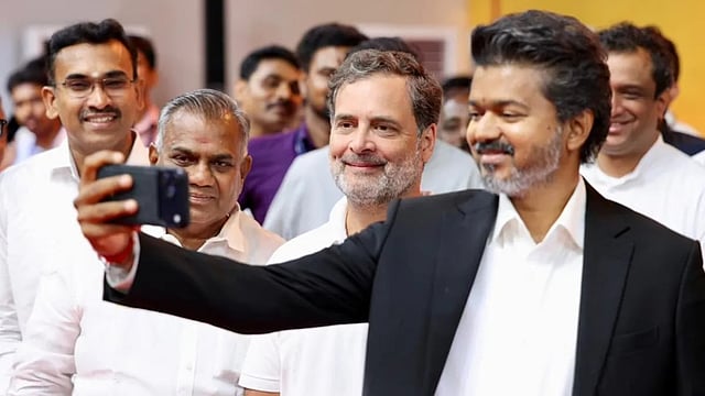 விஜய் - ராகுல் காந்தி