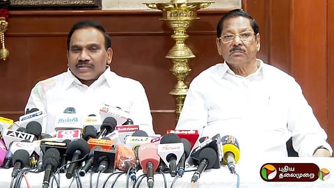 A Raja Targets CM Vijay with Series of Sharp Questions