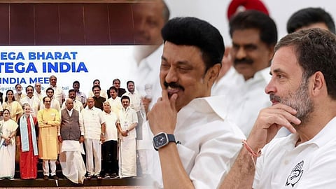 The DMK has announced that it is not part of the INDIA alliance