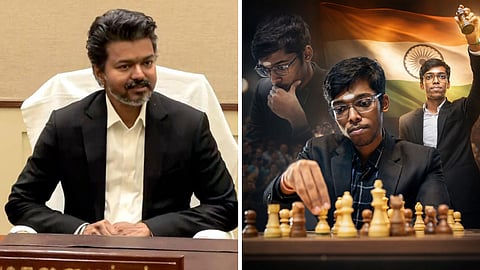 விஜய், பிரக்ஞானந்தா