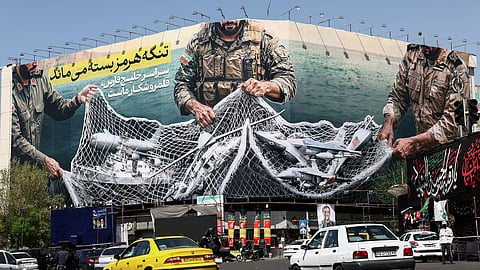 Iran Fills Cities with War Giant Billboards 
