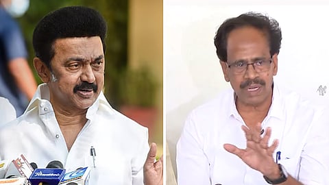 முக ஸ்டாலின் - வீரபாண்டியன்