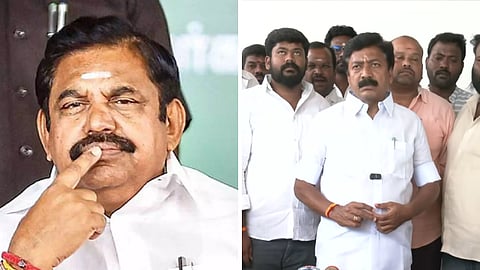 எடப்பாடி பழனிசாமி - சிவி சண்முகம்