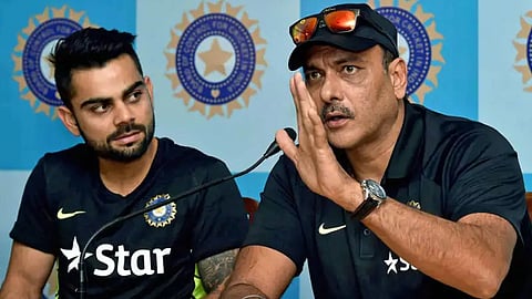 ravi shastri reveals-virat-kohlis on field aggression