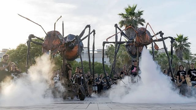 People protests against tourist