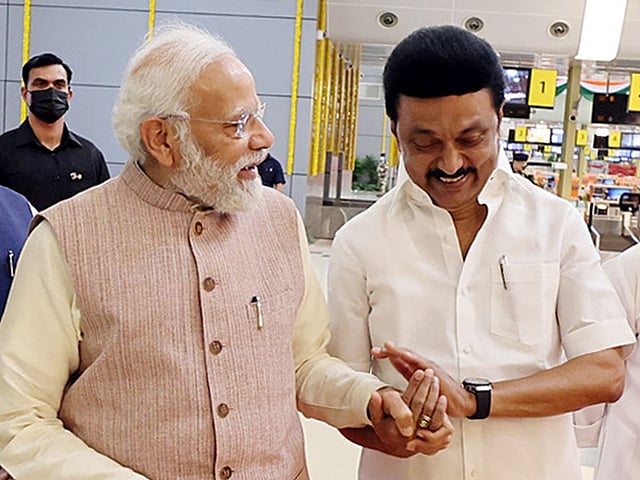 pm  modi, mk stalin 