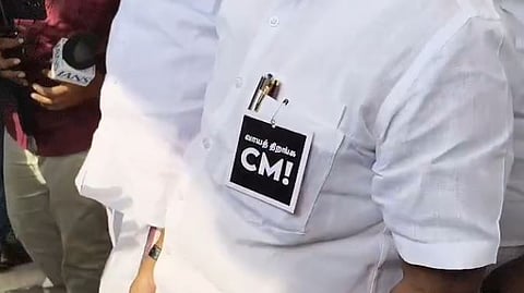DMK Legislators Arrive at Secretariat Wearing Protest Badges