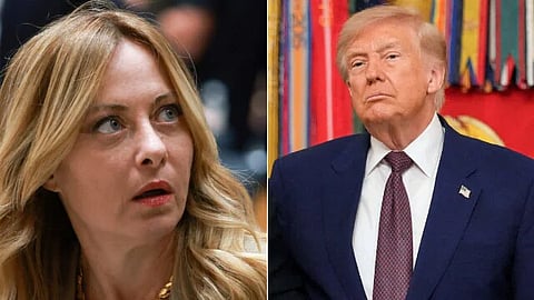 Donald Tump claims Meloni begged him for picture at G7 Summit
