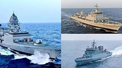 new war ships for indian force