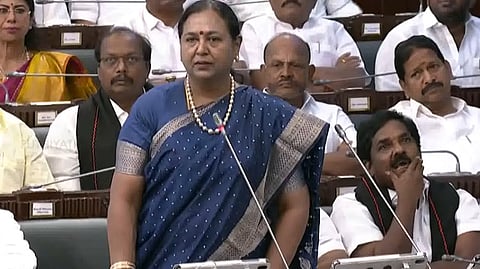 Premalatha Points Out Governor's Speech Errors; Speaker Asks Her to Sit Down