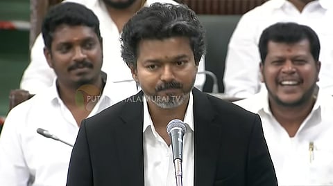 CM Vijay TN Assembly Speech of Former CM MK Stalin criticism