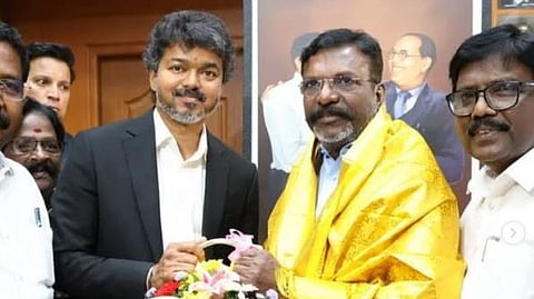 No Chance of TVK Government Collapse, Says Thirumavalavan