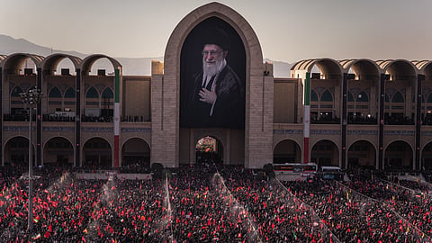 Iran Crowd Chants Against Trump at Ali Khamenei's Funeral