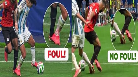 referee favored the Argentine team?