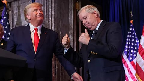 What reason of Donald Trump thick Friend Lindsey Grahams suddenly death