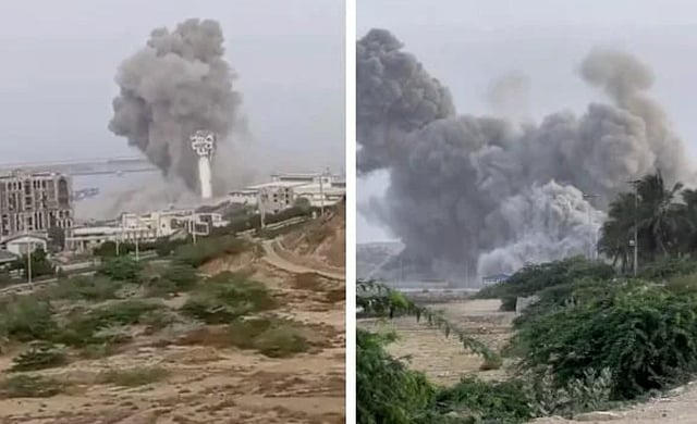 Iranian port town of Chabahar after the U.S. strikes