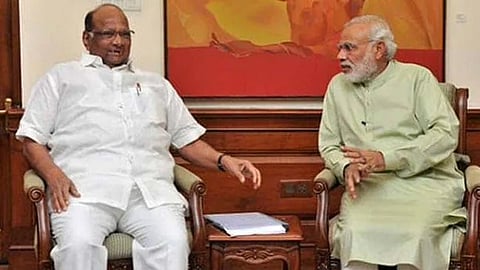 Sharad Pawar & Modi 
