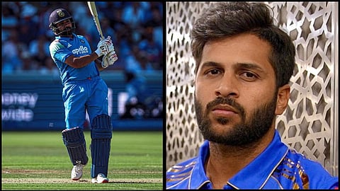 Rohit Sharma Lord century came off Shardul Thakur bat gift
