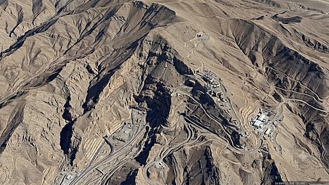 Irans Pickaxe Mountain Seen Only in Satellite Images So Secretive?