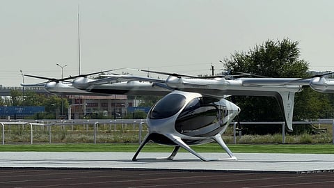 China Tests 200 km/h Air Taxi in Kazakhstan's Astana