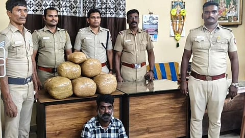 20 கிலோ கஞ்சா பறிமுதல்