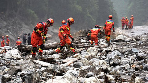Nepal flood rescue team
