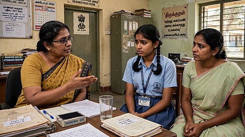 உசிலம்பட்டியில் +1 மாணவி தற்கொலை