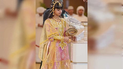Abu Dhabi falcon auction where a young girls wish to own a rare bird