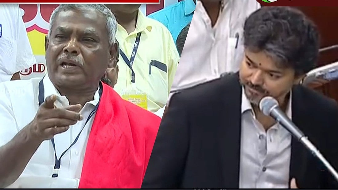’சுனாமி வந்து தலைமைச் செயலகம் அடித்துச் சென்றால் சுறா போல முதல்வர் தடுப்பாரா..?’ - பெ. சண்முகம்