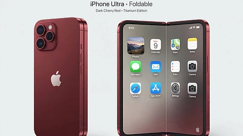 APPLE first foldable iphone model