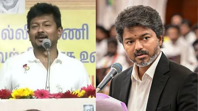 ”சமூக நீதி நாளில் சமூக அநீதி” - தவெகவை சாடிய உதயநிதி!!
