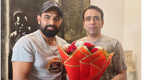 Mohammed Shami meets in RLD Chief Jayant Chaudhary