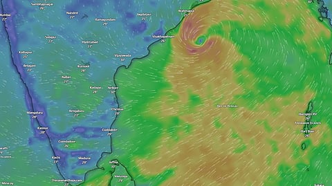 cyclone forming in the Bay of Bengal, where will the impact
