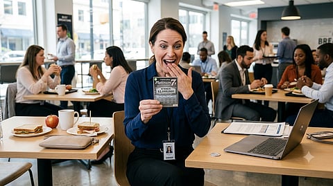 US Woman Wins $2 Million Lottery During Office Lunch Break