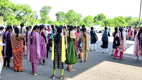 Women Candidates Denied Entry After Arriving Late at Exam Centre