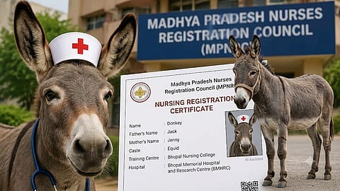Shocking Incident Rocks MP Online Portal Donkey Becomes Nurse
