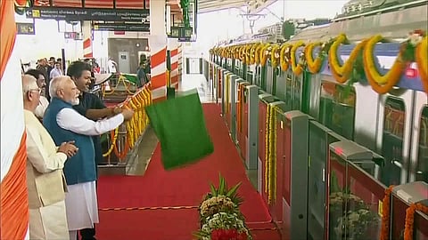 PM Modi and CM Vijay Launch Poonamallee–Vadapalani Metro Service