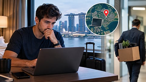 Man Fired After Laptop Location Reveals Work From Singapore