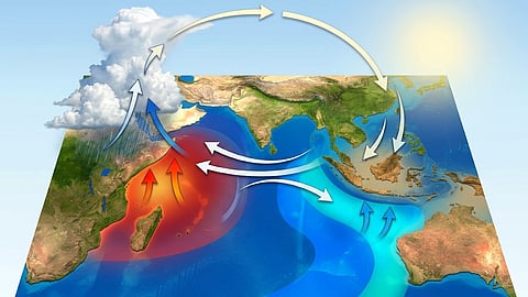 weather phenomenon known as a Positive IOD has developed in the Indian Ocean