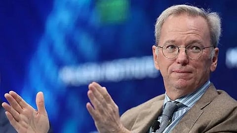 “We’re already losing,” warns former Google CEO Eric Schmidt.