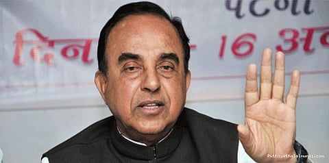 சசிகலாவை முதலமைச்சராக பதவிப் பிரமாணம் செய்ய வேண்டும்: ‌‌சுப்பிர‌மணியன் சுவாமி