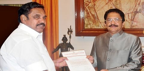 ஆட்சியமைக்க எடப்பாடி பழனிச்சாமிக்கு ஆளுநர் அழைப்பு