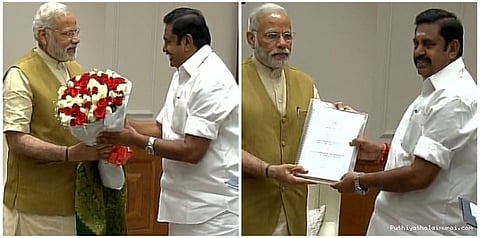ஹைட்ரோ கார்பன் திட்டத்தை கைவிட வேண்டும்: பிரதமரிடம் முதலமைச்சர் நேரில்  வலியுறுத்தல்