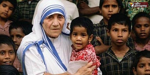 தெரசாவின் நீல பார்டர் புடவைக்கு அறிவுசார் சொத்துரிமை