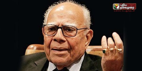 அதிர்ஷ்டவசமாக உயிர் தப்பிய ராம் ஜெத்மலானி