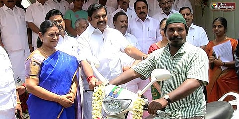 மாற்றுத்திறனாளிகளுக்கு நலத்திட்ட உதவி‌கள்: முதலமைச்சர் துவக்கி வைத்தார்
