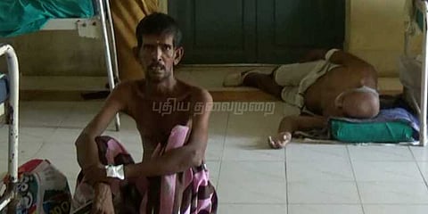 ஒரே‌ படுக்கையில் 2 பேருக்கு சிகிச்சை: மருத்துவமனையில் அவலம்