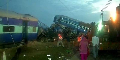 உ.பி. ரயில் விபத்து கடந்த ஓராண்டில் 3-வது மோசமான விபத்து